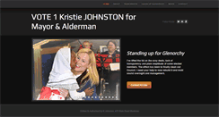 Desktop Screenshot of kristiejohnston.com