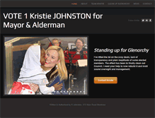 Tablet Screenshot of kristiejohnston.com